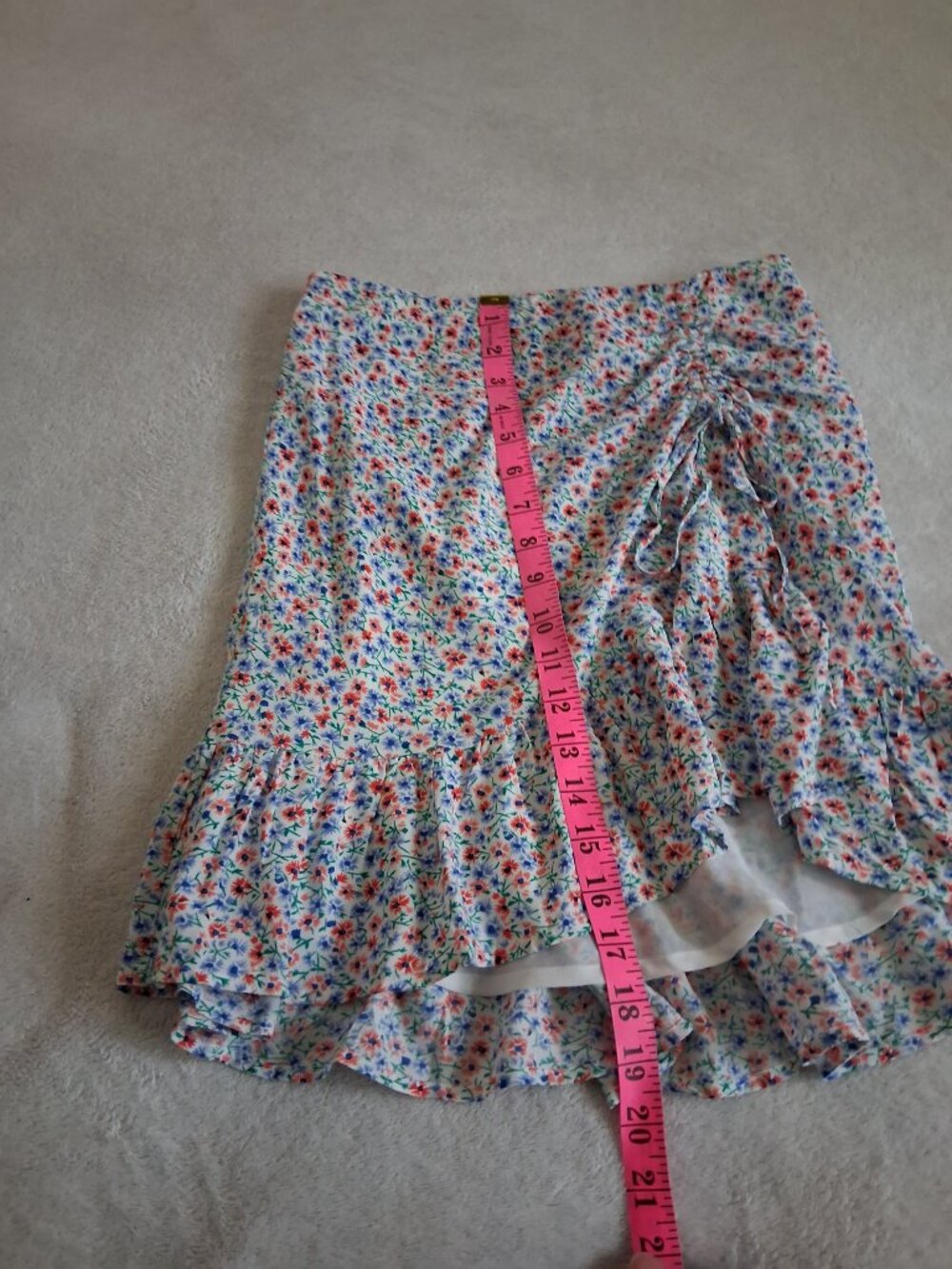 Rails Women's Size XS White Lara Wild Daisies Cottagecore Mini Skirt - Picture 12 of 12